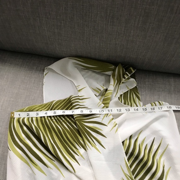 NWT Tropical Leaf Long Kimono Vest - Festival Wear - Picture 6 of 7